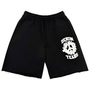 Denim Tears Denim University Sweat Shorts Black